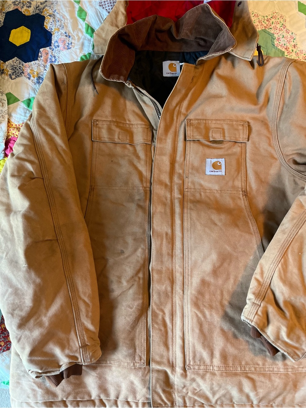Vintage Carhartt Hooded Duck Work Jacket